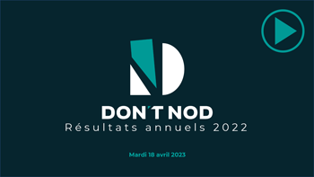 Présentation des résultats annuels 2022